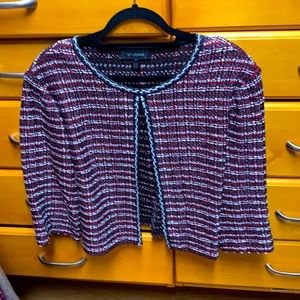 St. John Black Label Red/Black/White Jacket